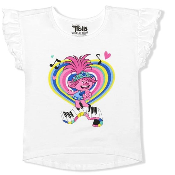 Toddler Girls TROLLS Ruffle Tank Shorts Sets Size 2T and 4T NWT ** Spot - Picture 3 of 6